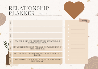 2026 Digital Relationship Planner